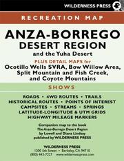 Cover of: Anza-borrego Desert Region Map