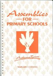 Cover of: Assemblies for Primary Schools by Margaret Cooling, Margaret Cooling