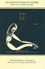 Cover of: Job (Soncino Books of the Bible) | A. Cohen