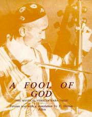 A fool of god by Bābā-Ṭāhir, Baba Tahir, Edward Heron-Allen