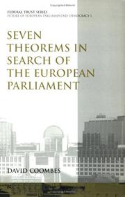 Cover of: Seven theorems in search of the European Parliament