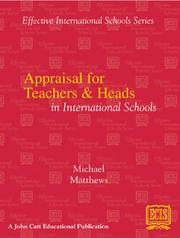Cover of: Appraisal for Teachers and Heads in International Schools