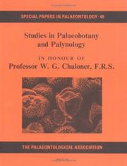 Cover of: Studies in Palaeobotany and Palynology in Honour of Professor W. G. Chaloner, F. R. S. (Special Papers in Palaeontology)