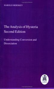Cover of: The Analysis of Hysteria by Harold Merskey