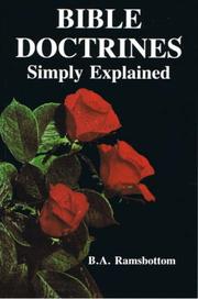 Cover of: Bible Doctrines Simply Explained