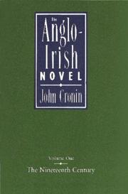 Cover of: Anglo-Irish Novel by Cronin, John Cronin