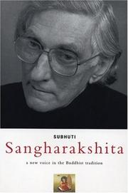 Cover of: Sangharakshita by Dharmachari Subhuti