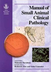 Cover of: Manual of Small Animal Clinical Pathology