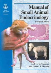 BSAVA manual of small animal endocrinology by Carmel T. Mooney