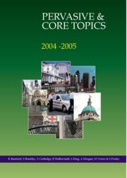 Cover of: Pervasive and Core Topics (Lpc Guides) by K. Bamford, S. Bramley, A. Cartledge, R. Halberstadt, L. King, A. Morgan, M. Norris, S. Pooley