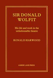 Cover of: Sir Donald Wolfit (20th Century Theatre & Music) by Ronald Harwood