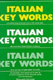 Cover of: Italian Key Words by Gianpaolo Intronati