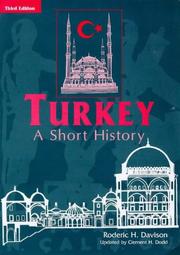 Cover of: Turkey by Roderic H. Davison