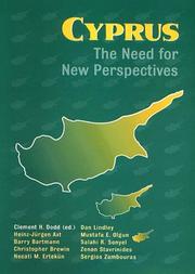 Cover of: Cyprus: The Need for New Perspectives