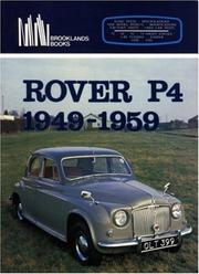 Cover of: Rover P4 1949-1959 by R. M. Clarke