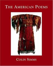 Cover of: The American Poems by Colin Simms