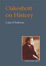 Cover of: Oakeshott on history