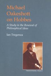 Cover of: Michael Oakeshott on Hobbes: a study in the renewal of philosophical ideas