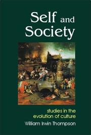 Cover of: Self and Society: Studies in the Evolution of Consciousness (Societas S.)