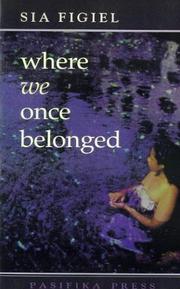 Cover of: Where we once belonged