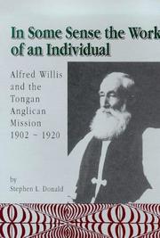 In some sense the work of an individual by Stephen L. Donald