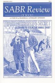 Cover of: The SABR Review of Books, Volume 1 by Society for American Baseball Research