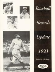 Cover of: Baseball Records Update 1993