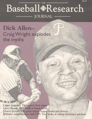 Cover of: The Baseball Research Journal, Volume 24 (Baseball Research Journal)