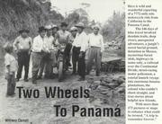 Cover of: Two wheels to Panamá