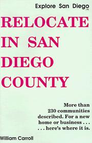 Cover of: Relocate in San Diego County