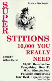 Cover of: Superstitions: 10,000 you really need
