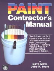 Paint contractor's manual by Dave Matis