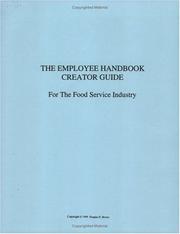 Cover of: Food Service Employee Handbook Creator Guide