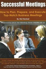 Cover of: Successful Meetings: How to Plan, Prepare, and Execute Top-Notch Business Meetings