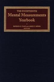 Cover of: The Fourteenth Mental Measurements Yearbook (Buros Mental Measurements Yearbooks) by Buros Institute