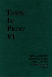 Cover of: Tests in Print VI (Tests in Print (Buros)) by Buros Institute