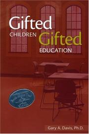 Cover of: Gifted Children And Gifted Education: A Handbook for Teachers And Parents