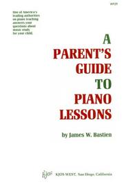 Cover of: A parent's guide to piano lessons