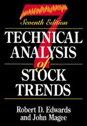 Cover of: Technical analysis of stock trends by Robert D. Edwards