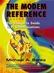 Cover of: The modem reference by Michael A. Banks