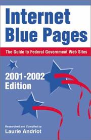 Cover of: Internet blue pages by Laurie Andriot
