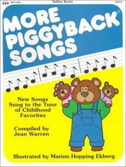 Cover of: More Piggyback Songs by Jean Warren