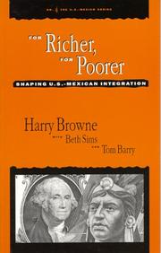 Cover of: For Richer, for Poorer by Harry Browne, Beth Sims, Tom Barry