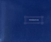 Cover of: Topographies