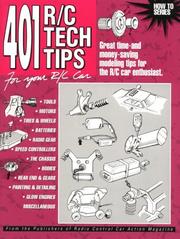 Cover of: 401 R/C Tech Tips for Your R/C Car (How to Series) by Jim Newman