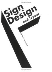 Cover of: Sign Design and Layout by Kenneth Woodward