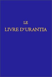 Cover of: Le Livre d'Urantia