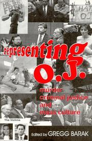 Cover of: Representing O.J. by edited by Gregg Barak.