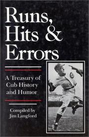 Cover of: Runs, hits & errors: a treasury of Cub history and humor