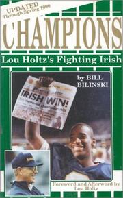 Cover of: Champions: Lou Holtz's Fighting Irish